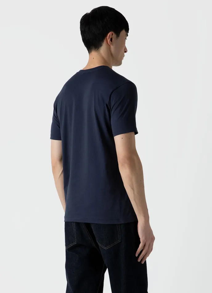 Tshirts ussunspel Men Riviera Midweight Vneck Tshirt Navy Tshirts ussunspel Men Riviera Midweight Vneck Tshirt Navy