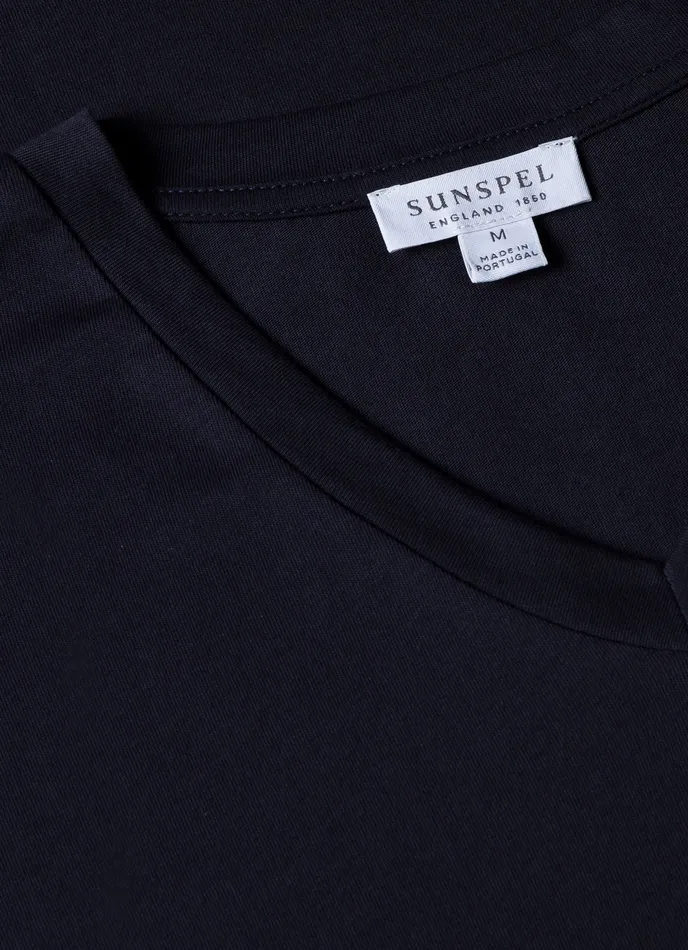 Tshirts ussunspel Men Riviera Midweight Vneck Tshirt Navy Tshirts ussunspel Men Riviera Midweight Vneck Tshirt Navy