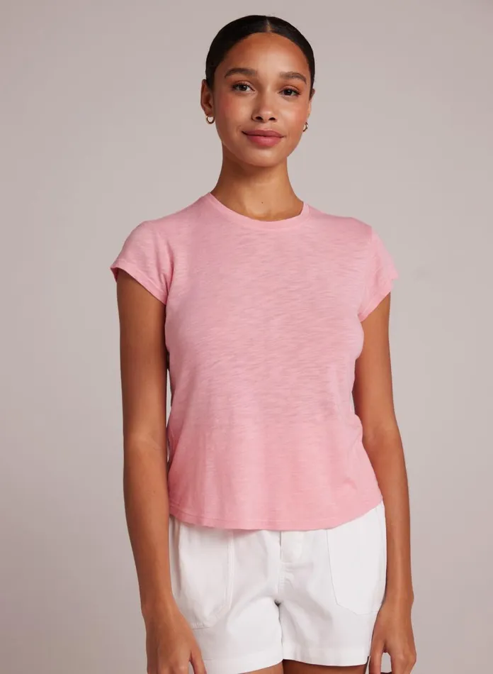 TShirts Women Bella Dahl Baby Crew Tee 8211 Blossom Pink