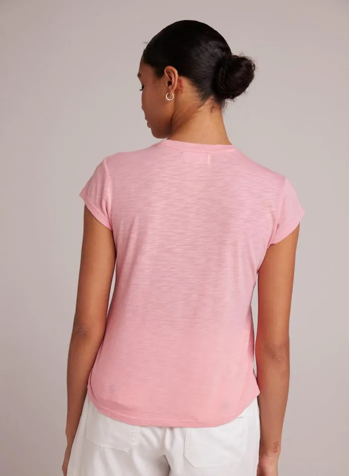 TShirts Women Bella Dahl Baby Crew Tee 8211 Blossom Pink
