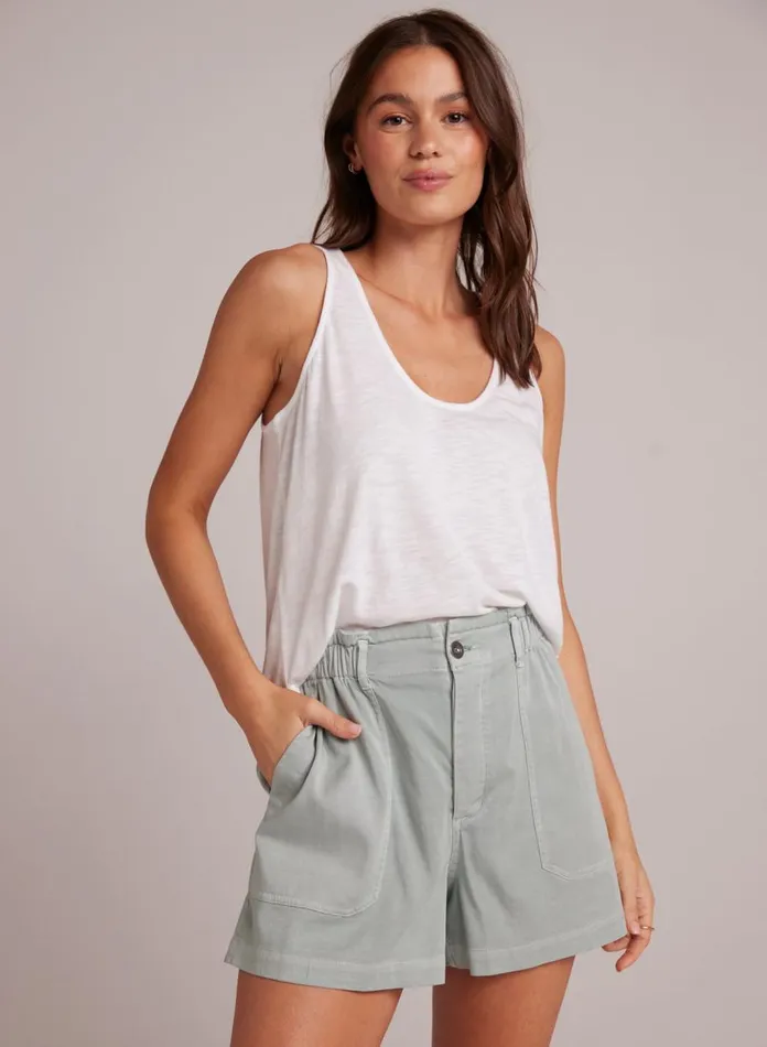 TShirts Women Bella Dahl Scoop Neck Tank 8211 White