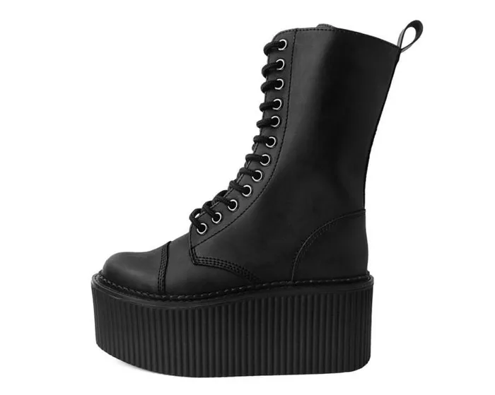 TUK Shoes Boots Men Black 12Eye Casbah Stratocreeper Boot TUK Shoes Boots Men Black 12Eye Casbah Stratocreeper Boot