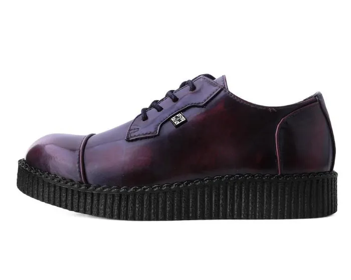 TUK Shoes Dress Shoes Men Burgundy TUKskin Toe Cap Viva Low Creeper TUK Shoes Dress Shoes Men Burgundy TUKskin Toe Cap Viva Low Creeper