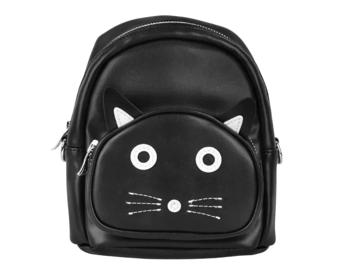 TUK Shoes Kitty Styles Women TUKskin Black Kitty MIni Backpack