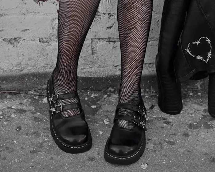 TUK Shoes Mary Janes Women Black TUKskin 2Skull Buckle Mary Jane TUK Shoes Mary Janes Women Black TUKskin 2Skull Buckle Mary Jane