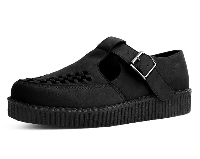 TUK Shoes Sandals Women Black Suede Viva Low Sandal