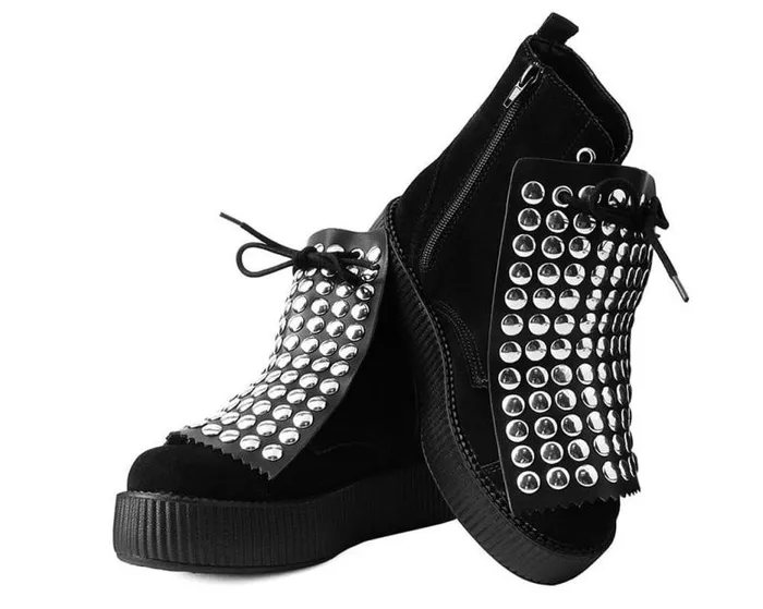 TUK Shoes Shoe Accessories Adult Silver Disc Studded Boot Apron