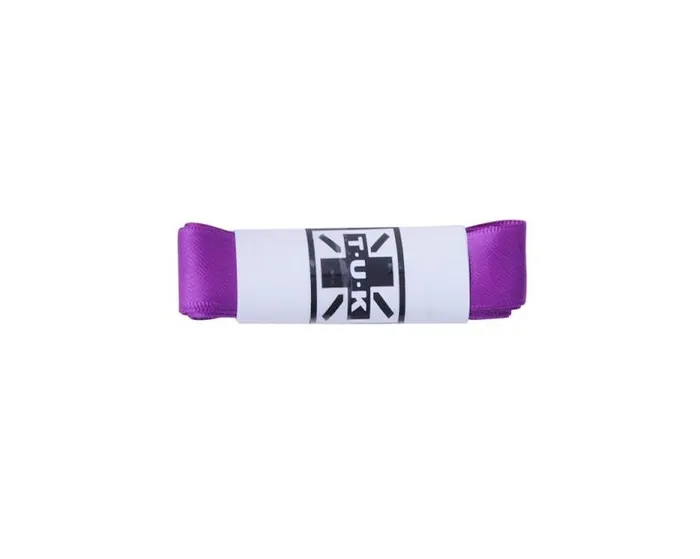 TUK Shoes Shoe Laces Adult 75 CM Purple Satin Shoe Laces