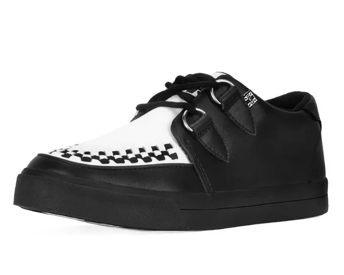 TUK Shoes Sneakers Men Black and White DRing Sneaker