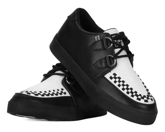 TUK Shoes Sneakers Men Black and White DRing Sneaker