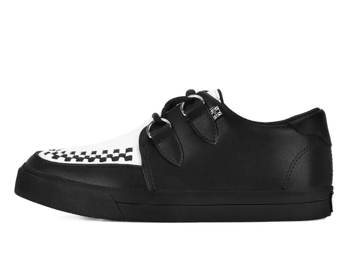 TUK Shoes Sneakers Men Black and White DRing Sneaker