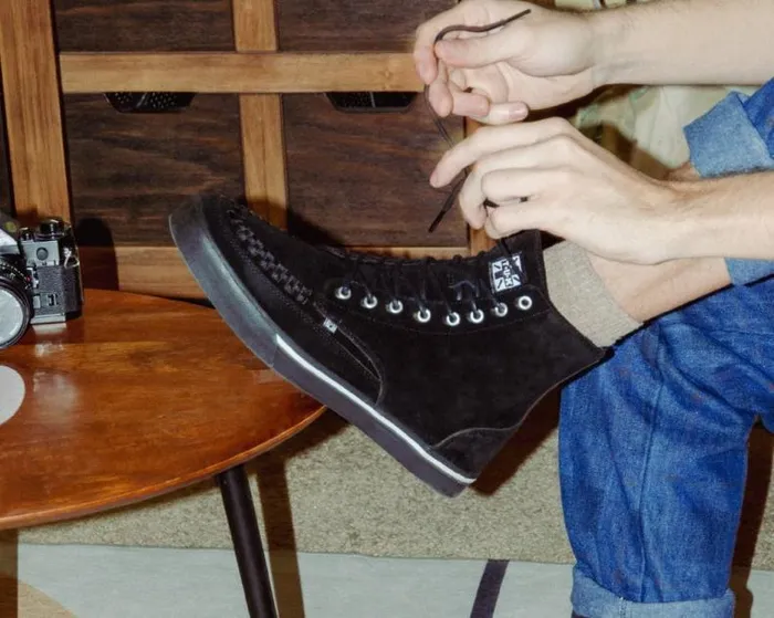 TUK Shoes Sneakers Men Black Suede 8Eye Sneaker Boot