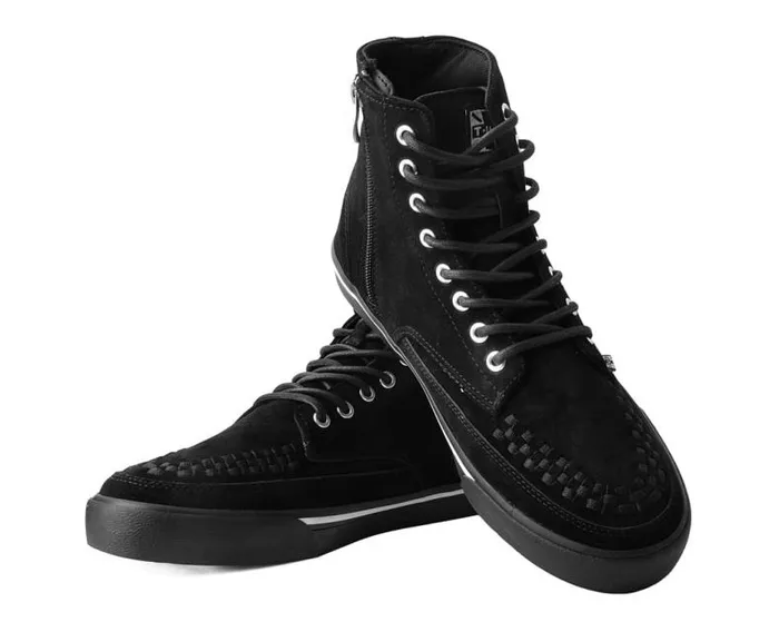 TUK Shoes Sneakers Men Black Suede 8Eye Sneaker Boot