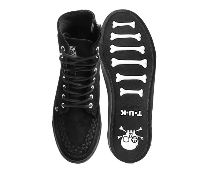 TUK Shoes Sneakers Men Black Suede 8Eye Sneaker Boot