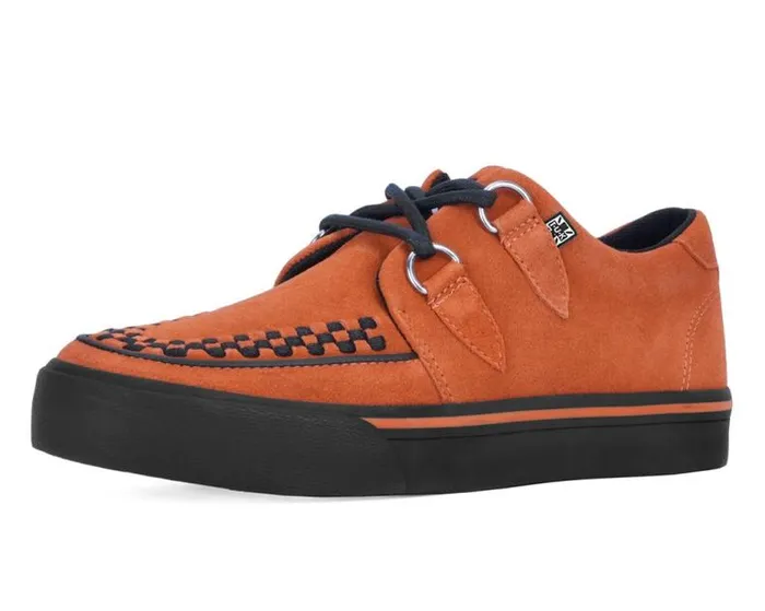 TUK Shoes Sneakers Men Burnt Orange Suede 2Ring VLK Sneaker