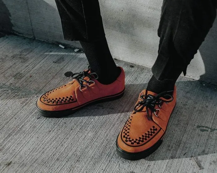 TUK Shoes Sneakers Men Burnt Orange Suede 2Ring VLK Sneaker TUK Shoes Sneakers Men Burnt Orange Suede 2Ring VLK Sneaker