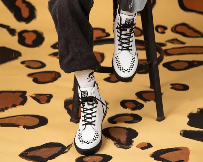 TUK Shoes Sneakers Men White TUKskin 8Eye Sneaker Boot TUK Shoes Sneakers Men White TUKskin 8Eye Sneaker Boot