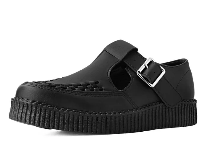 TUK Shoes Vegan Men Black TUKskin Viva Low Sandal