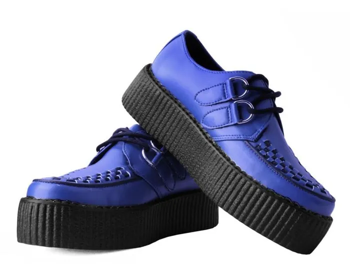 TUK Shoes Vegan Men Lazuli Blue TUKskin Mondo Creeper TUK Shoes Vegan Men Lazuli Blue TUKskin Mondo Creeper