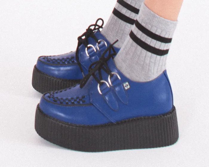 TUK Shoes Vegan Men Lazuli Blue TUKskin Mondo Creeper TUK Shoes Vegan Men Lazuli Blue TUKskin Mondo Creeper
