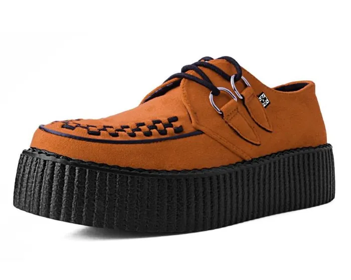 TUK Shoes Vegan Women Burnt Orange Viva Mondo Creeper