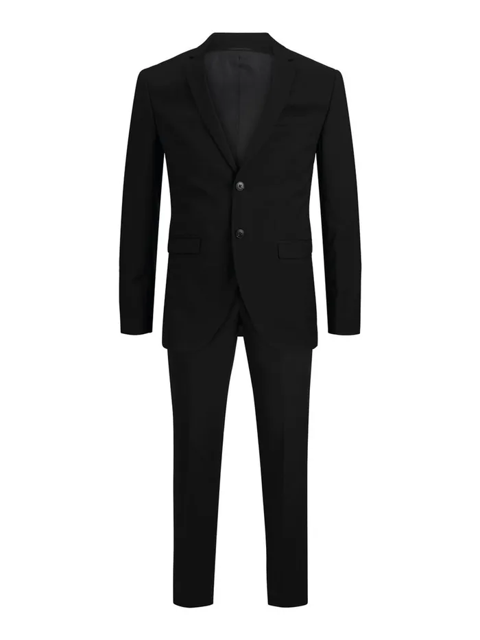 Tailoring JACK and JONES Mens 2PIECE SUPER SLIM FIT SUIT Black Black
