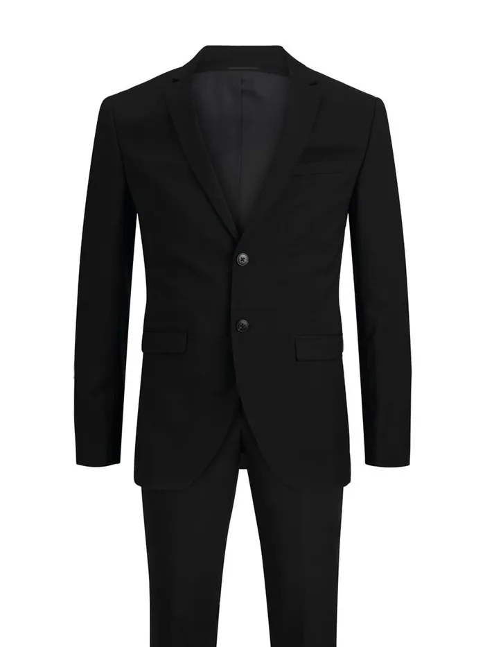 Tailoring JACK and JONES Mens 2PIECE SUPER SLIM FIT SUIT Black Black