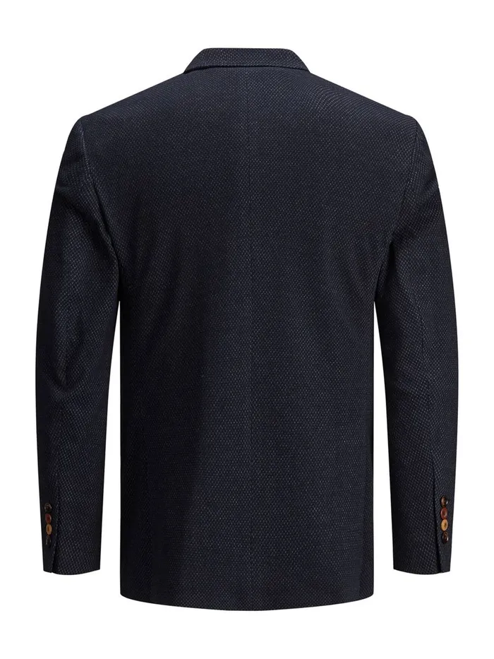 Tailoring JACK and JONES Mens SLIM FIT SOFT TWILL BLAZER Blue Dark Navy