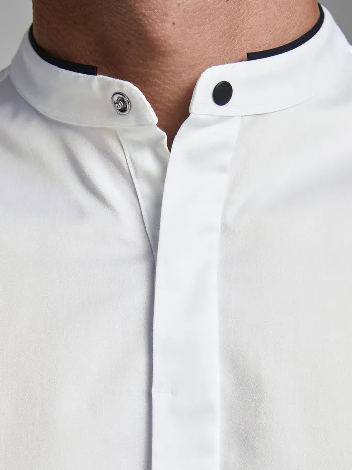 Tailoring JACK and JONES Mens TUXEDO SHIRT White White