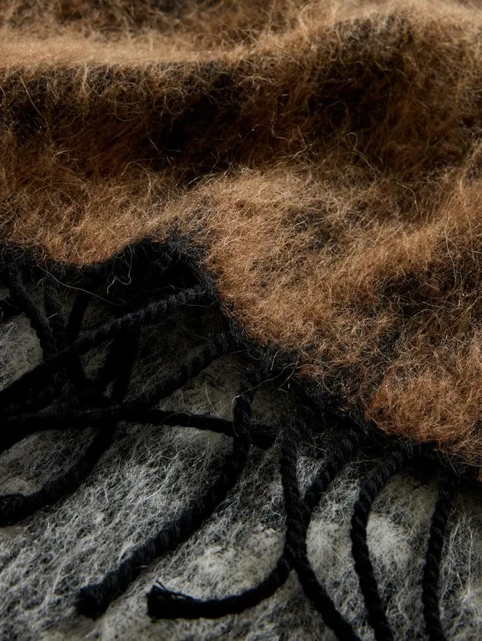 TAPE YARN SCARF Chamois Men John Varvatos Scarves and Ties