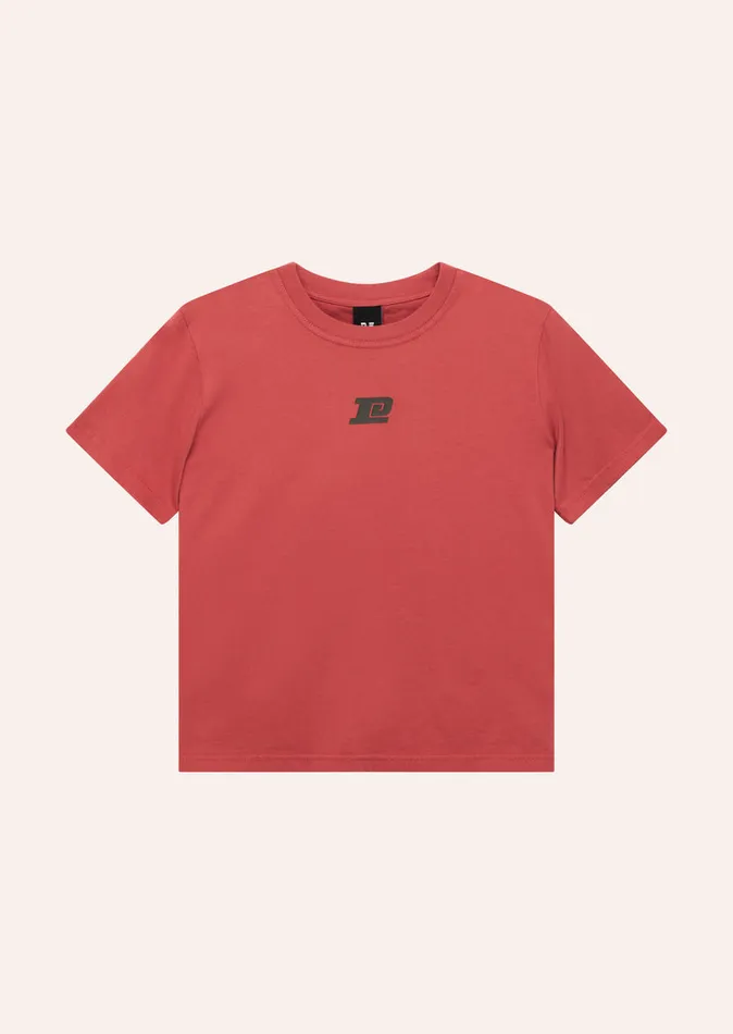 Tees PE Nation Women SHORELINE TEE IN WASHED BRICK RED