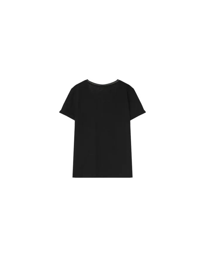 TEESHIRT NOIR NOA Shop Grace and Mila ShortSleeves Tshirts