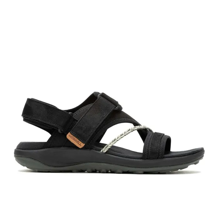 Terran 4 Backstrap Wide Width Black Women Merrell Sandals