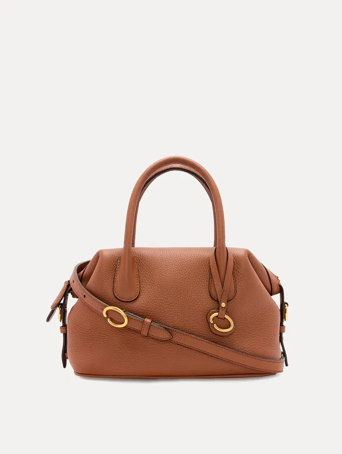 The Mini Dahlia Cognac Women Oscar De La Renta Handbags