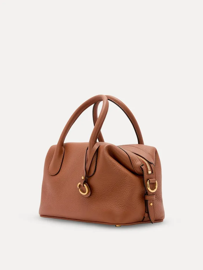 The Mini Dahlia Cognac Women Oscar De La Renta Handbags The Mini Dahlia Cognac Women Oscar De La Renta Handbags