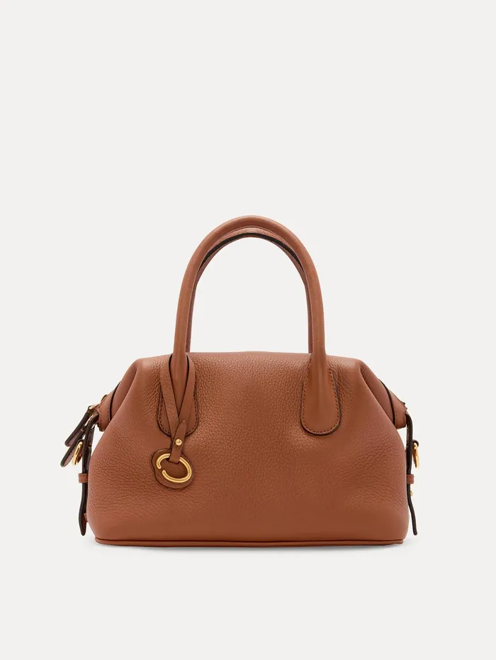 The Mini Dahlia Cognac Women Oscar De La Renta Handbags The Mini Dahlia Cognac Women Oscar De La Renta Handbags