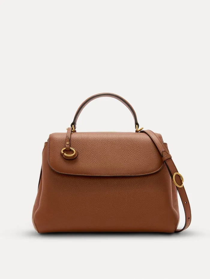 The Poppy Cognac Women Oscar De La Renta Handbags