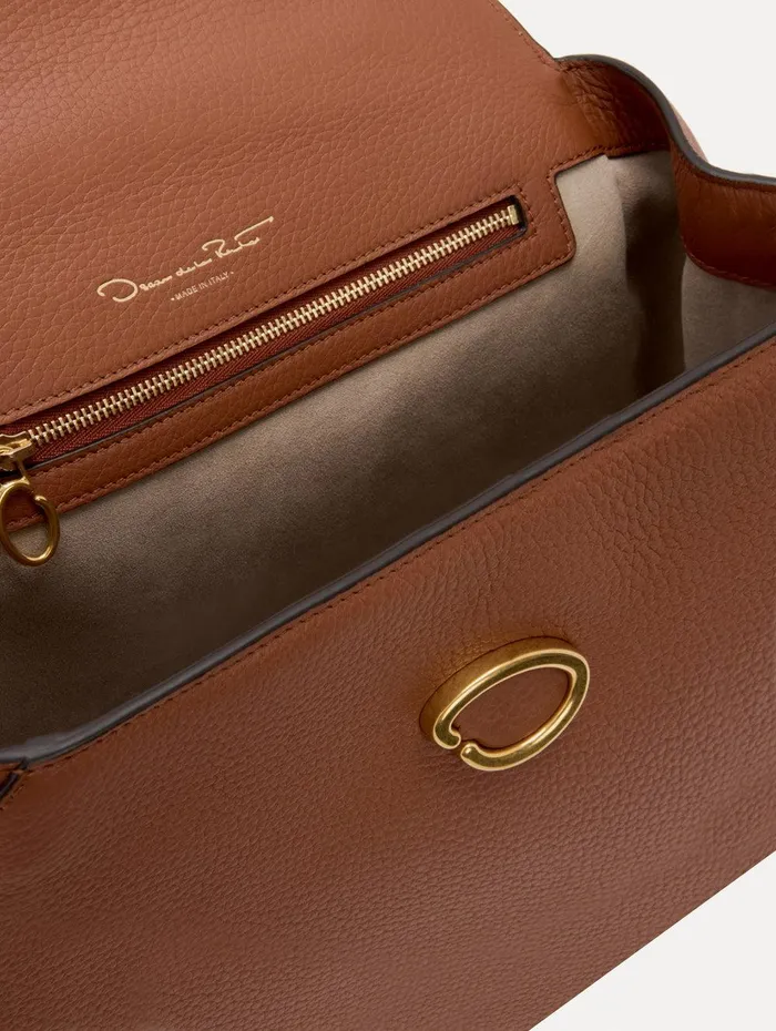 The Poppy Cognac Women Oscar De La Renta Handbags The Poppy Cognac Women Oscar De La Renta Handbags