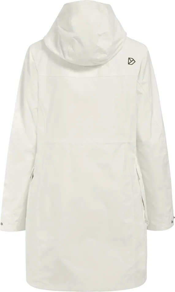 Thelma Parka White Foam Women Didriksons Shell Jackets