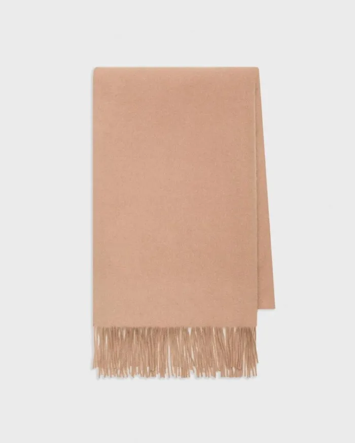 Theory Classic Scarf In Cashmere Camel Women Hats Gloves Scarves Theory Classic Scarf In Cashmere Camel Women Hats Gloves Scarves