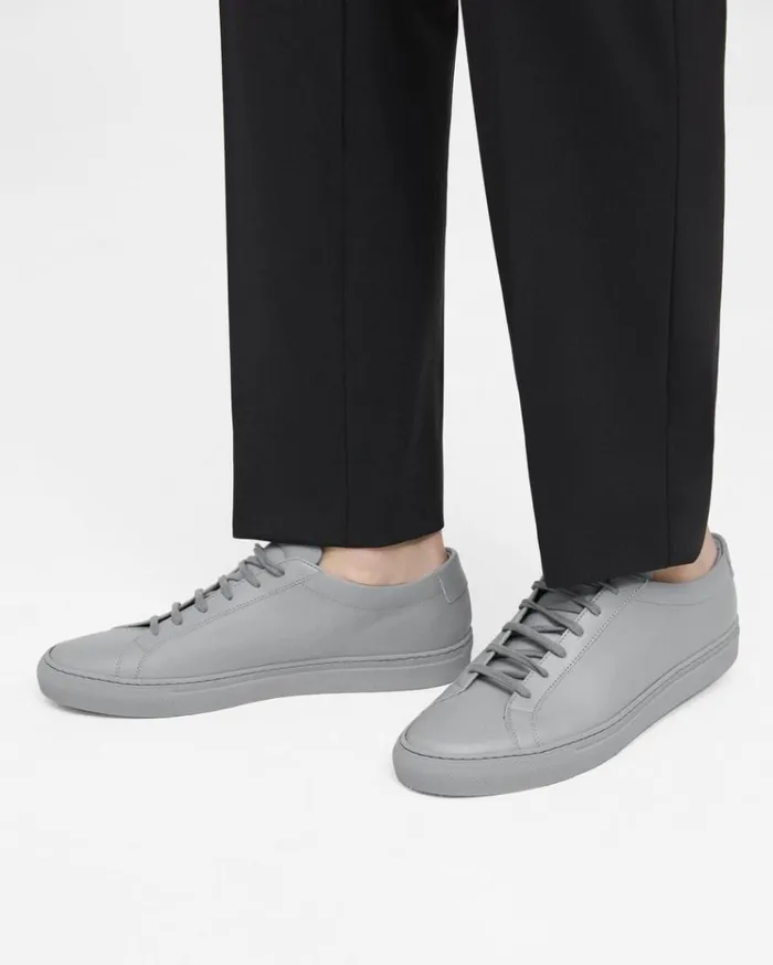 Theory Common Projects Men039s Original Achilles Sneakers Grey Men Shoes