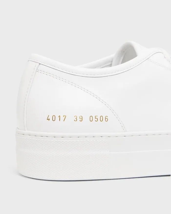 Theory Common Projects Womens Tournament LowTop Super Platform Sneakers White Women Shoes Theory Common Projects Womens Tournament LowTop Super Platform Sneakers White Women Shoes