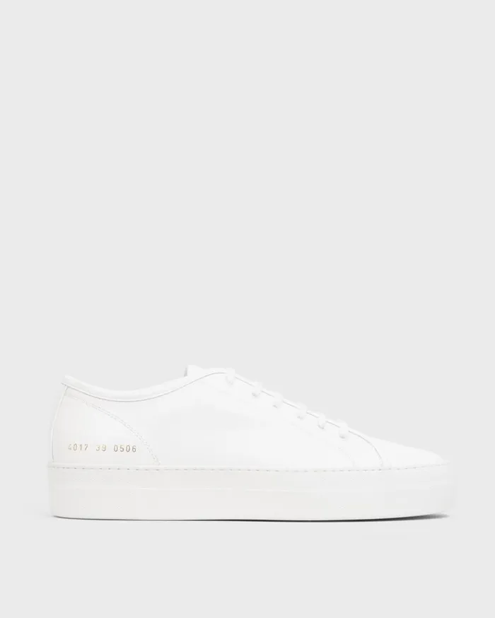 Theory Common Projects Womens Tournament LowTop Super Platform Sneakers White Women Shoes Theory Common Projects Womens Tournament LowTop Super Platform Sneakers White Women Shoes