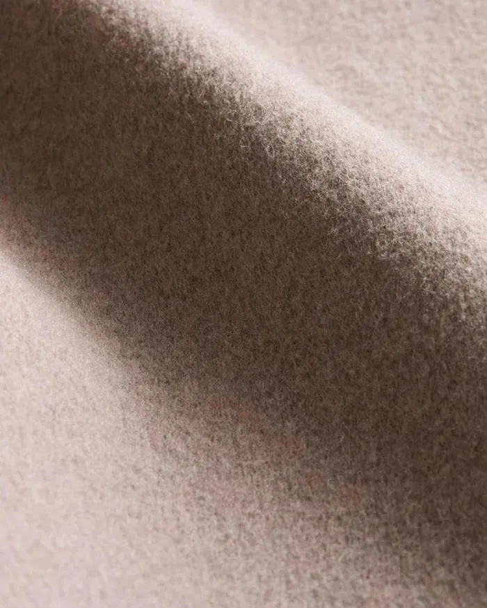 Theory DoubleBreasted Coat In DoubleFace WoolCashmere Cinder Melange Women Outerwear