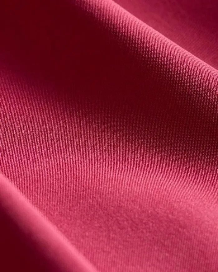 Theory Fitted Shirt In Silk Georgette Deep Rose Women Tops