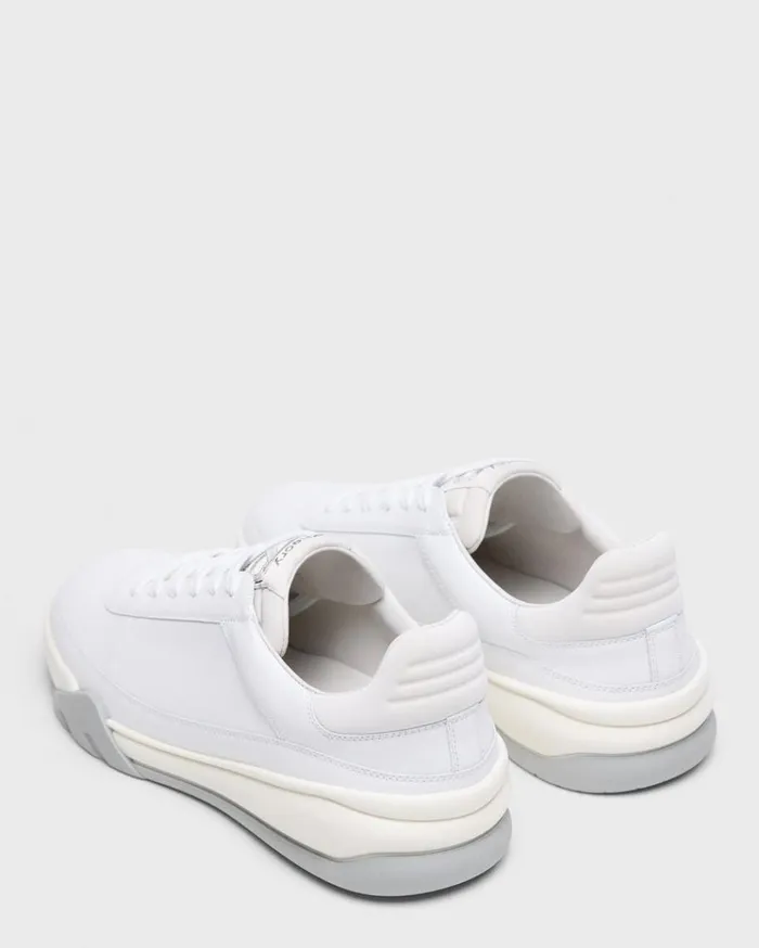 Theory Leather Sneaker White Men Shoes