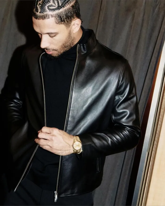 Theory Morvek Zip Jacket In Leather Black Men Blazers Jackets Theory Morvek Zip Jacket In Leather Black Men Blazers Jackets