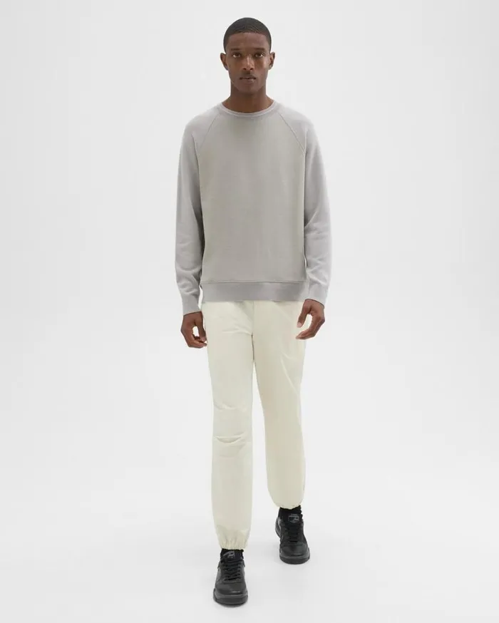 Theory ScubaWool Combo Sweatshirt Calcite Men Sweatshirts Hoodies
