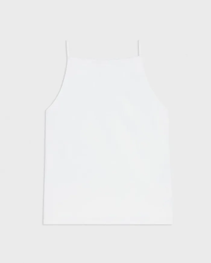 Theory Square Neck Tank Top In Precision Ponte White Women TShirts Tank Tops Theory Square Neck Tank Top In Precision Ponte White Women TShirts Tank Tops