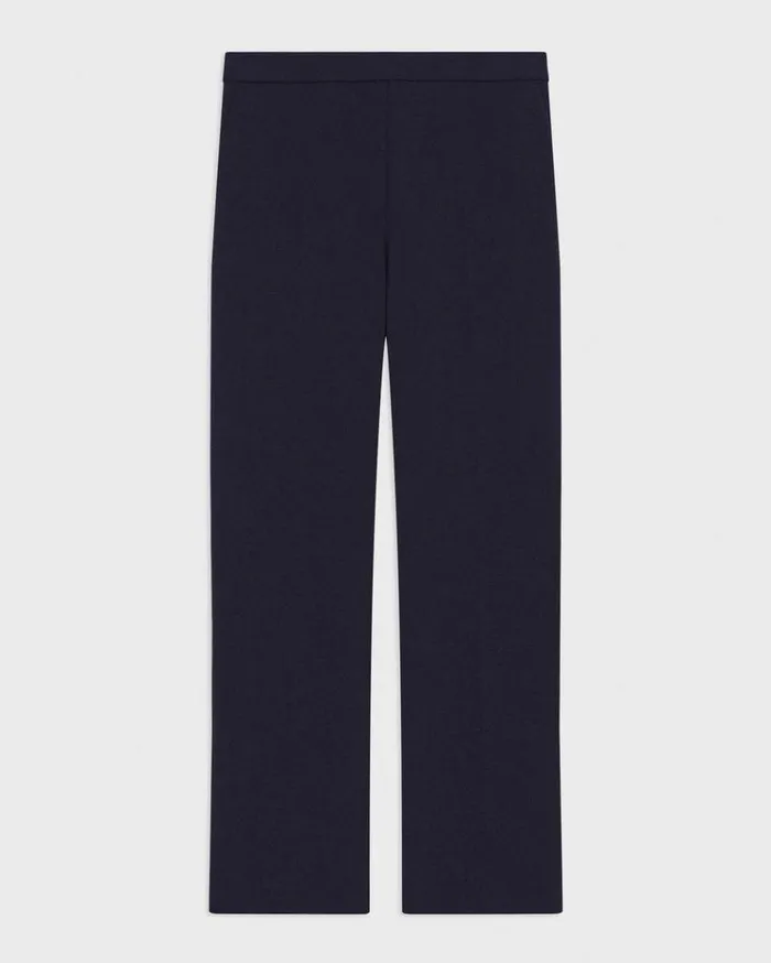 Theory Treeca PullOn Pant In Admiral Crepe Nocturne Navy Women Pants
